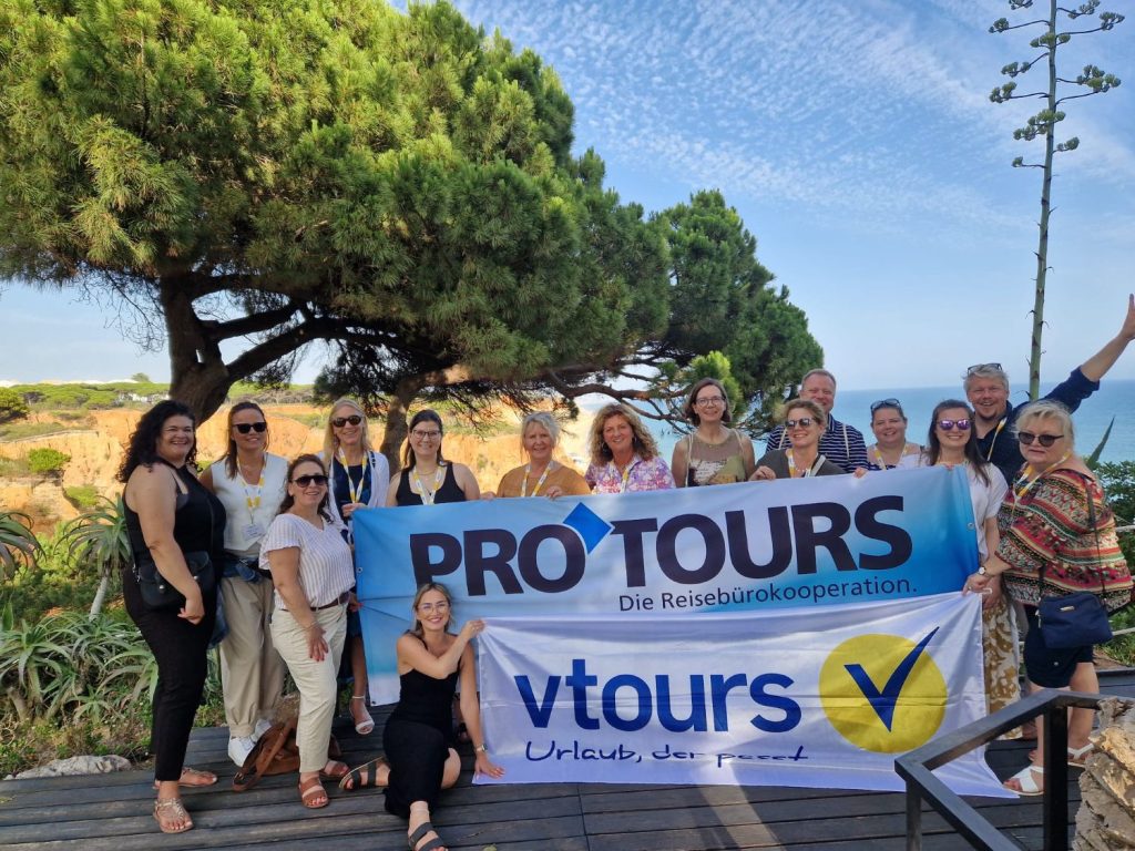 Pro Tours und vtours begeistern Top-Partner beim Famtrip an die Algarve